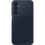 Originalus dėklas Samsung Galaxy A25 5G su kortelių ki&scaron;ene, juodai mėlynas