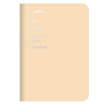 Užra&scaron;ų knygelė langeliais Nakabayashi Logical Prime Grid NB601-4 B6, ruda