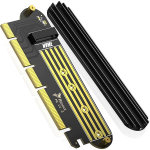 Reagle adapteris PCI-E x16 x8 x4 m.2 SSD NVMe 64Gbps