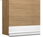 Apatinis metalinių durų sandariklis 4x28 cm