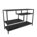 TV stovas Asir, 120x39x75 cm, pilkas/juodas