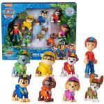 Figūrėlių rinkinys Paw Patrol (&Scaron;unyčiai Patruliai) Jungle Pups Spin Master, 8 vnt.