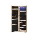 Juvelyrikos spinta, SONGMICS, 37x10x120 cm, Juoda.