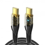 ESSAGER "INTERSTELLAR" SKAIDRUS "TYPE-C / TYPE-C" laidas 200CM (IKI 60W)