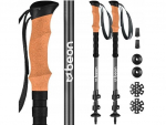 &Scaron;iaurieti&scaron;ko ėjimo lazdos Beon Carbon Black, juodos