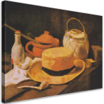 Reprodukcija Vincent van Gogh, Natiurmortas su &scaron;iaudine skrybėle
