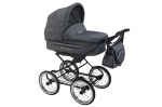 Universalus 3in1 vežimėlis Baby Fashion Fanari Classic grey