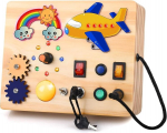 Edukacinė Montessori lenta Aranee Busy Board LED