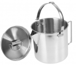 Turistinis virdulys Mil-Tec, 0.7L, pilkas