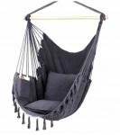 Pakabinamos sodo supynės, pilkos