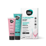 Depiliacijos rinkinys moterims intymioms vietoms Body Natur: depilacinis kremas, 50 ml + kremas po deliacijos, 30 ml
