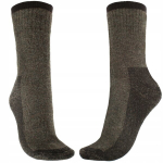 Sidabro jonų termo kojinės, Comodo, TREKKER TRE 10, chaki spalvos