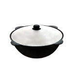 Uzbeki&scaron;kas ketaus kazanas su dangteliu, 16 l