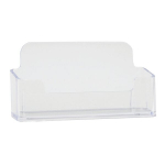 Vizitinių kortelių dėklas BNT 48 x 96 x 27 mm, skaidrus(1vnt.)