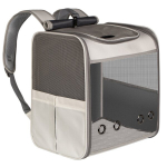 Kuprinė katės arba &scaron;uns transportavimui Furrever Friends Quadracatic, pilka