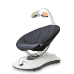Elektroninės sūpynės - gultukas 4MOMS Rockaroo Classic Grey Mesh