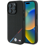 BMW M trijų spalvų linijos dėklas su MagSafe &zwnj;&zwnj;iPhone&zwnj;&zwnj; 16 Pro telefonui - juodas