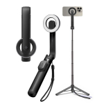 Asmenukių lazda ("Selfie sticks") Spigen S571w Magsafe Bluetooth Selfie Kijek Statywu Czarny