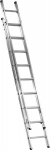 Aliuminio laiptai Besk, 2 x 11 pakopų, 7.62 m
