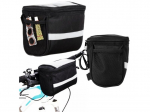 Dviračio vairo bagažinė, juoda