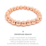 Apyrankė sintetinis Hematitas (rožinis auksas)