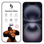 &bdquo;Connect Apple iPhone 16 Plus&ldquo; &bdquo;Corning Gorilla Glass&ldquo; antistatinis 3D viso ekrano apsauginis dangtelis, 5 kartus tvirte