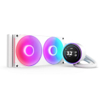NZXT Kraken Elite 280 RGB - AIO skysčio au&scaron;intuvas CPU - 280mm radiatorius - F280 RGB ventiliatorius - 2,72 colių IPS LCD