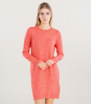 Vero Moda moteri&scaron;ka megztinė suknelė 10215523*07, raudona/salsa