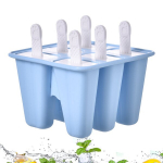 Virtuvės baldai Popsicle Forma, Silikoninės Leduko Formos be BPA Daugkartinio naudojimo Lengvai atleidžiamos ledo formelės