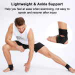 Protections,Lace-Up Ankle Brace | Adjustable Strap Support for Ankle Injuries and Recovery,right-M