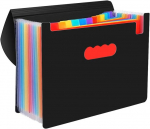 Office products,Expandable Accordion Folder - 13 Compartments A4 Document Organizer with Lid for Office Use,