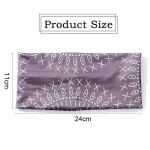 Outdoor tennis goods,Wide Boho Headband Headwrap Nonslip Hair Bands Banana Yoga Running Athletic Turban Head Hair Accessories,