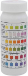 Baseino bandymo juostelės (50pk) | Patikrinkite chloro, pH, &scaron;armingumo ir kitus vandens kokybės parametrus