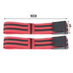 2Pcs BFR Fitness Occlusion Bands Svoris Kultūrizmas Kraujo apribojimo diržas Raumenų fitneso įranga Joga Rankos Blaster diržai
