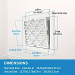 6 vnt. TOPWELL Oro Filtras MERV 13, 14x14x1 Rivex