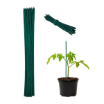 Rinkinys i&scaron; 50 sodo grotelių 30cm., žalios spalvos
