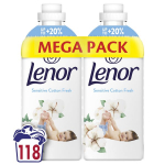 Lenor audinių mink&scaron;tiklis Sensitive Cotton Fresh, 2x1,239 l