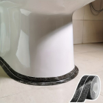 PVC lipni sandarinimo juosta, atspari vandeniui, 3,81 cm x 5 m.,  Juodasis marmuras