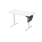 Elektrinis reguliuojamo auk&scaron;čio ra&scaron;omasis stalas 60x120x120cm., baltos/pilkos spalvos