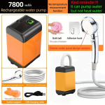 Ne&scaron;iojamas įkraunamas lauko du&scaron;as su pompa, 7800 mAh,  7800 mAh patobulinta versija be temperatūros matavimo + trečios pavaros du&scaron;as.