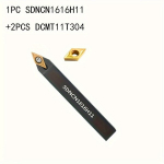 Tekinimo ir frezavimo įrankių rinkinys 16mm 7 vnt., 1 PC SDNCN1616H11 + 2 PCS DCMT11T3