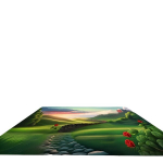 Dekoratyvinis kilimas su rožių ra&scaron;tu, 79 * 118 colių / 200 * 300 cm