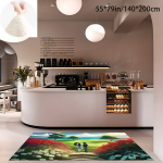 Gėlių ra&scaron;to kilimas, 71 * 99 colių / 180 * 250 cm