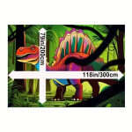 Dinozaurų ra&scaron;to dekoratyvinis kilimas, 79 * 118 colių / 200 * 300 cm