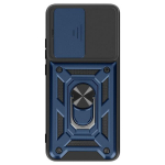 Coque už Xiaomi Poco X7 Pro - Magnetinė žiedas - Kameros apsauga - Smūgiams atspari - Mėlyna