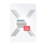 FIXED apsauginis grūdintas stiklas Apple iPad 10.2" (2019-2020-2021), skaidrus