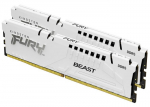 Operatyvioji atmintis (RAM) Atmintis Kingston FURY Beast DDR5 32GB 6000MT/s CL30 DIMM rinkinys i&scaron; 2 baltų