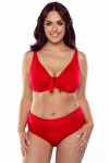 Bikini liemenėlė moterims, Vivisence, maudymosi kostiumėlis, bikinio vir&scaron;us, be modelio, mink&scaron;tos liemenėlės kau&scaron;eliai, užsegamas nugaroje, raudona, 90C, 80G