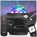 Mfc disco kamuolys projektorius led naktinė lempa garsiakalbis usb projektorius nuotolinio valdymo pultas bluetooth