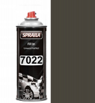 Alkidiniai ftaliniai emaliniai dažai lakas Ral 7022 pusiau matinis 16-40% Spray 400ml
